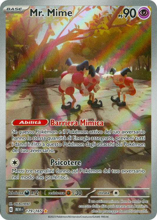 Mr Mime- Rara Segreta Foil (ITA)