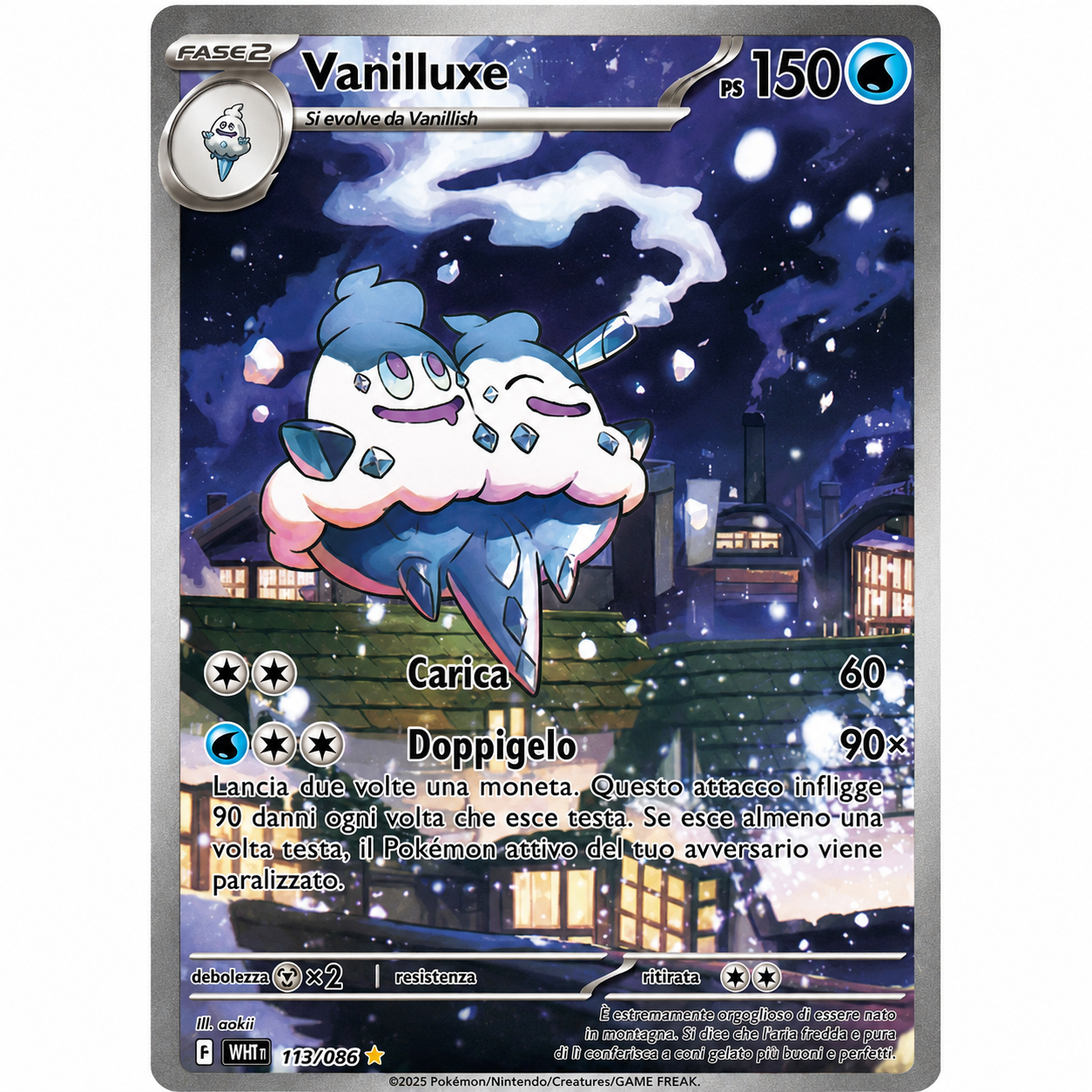 113-086 Vanilluxe - Illustrazione Rara (IT)