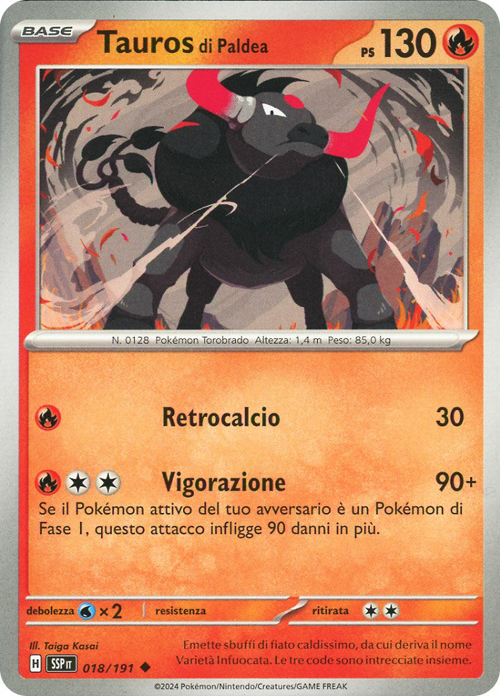 Tauros di Paldea Fuoco - Non Comune (IT)