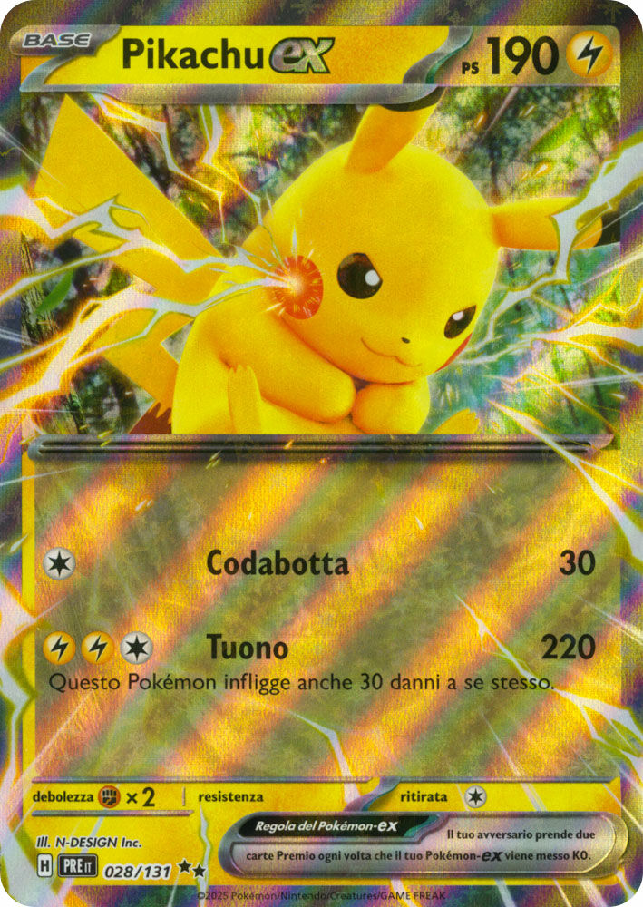 Pikachu - Rara Ex Foil (IT)