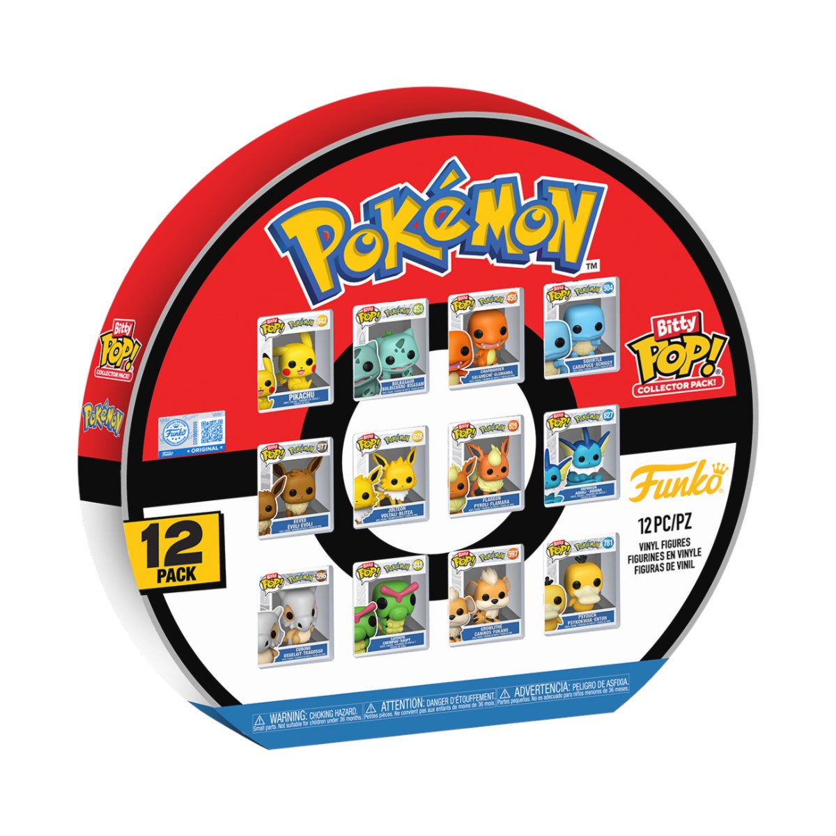Bitty Pop Pokemon: 12 Pack
