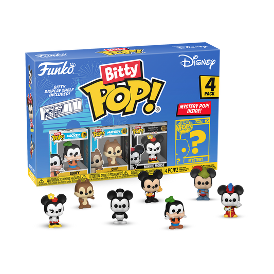 Bitty Pop Disney - Goffy - Chip - Minnie