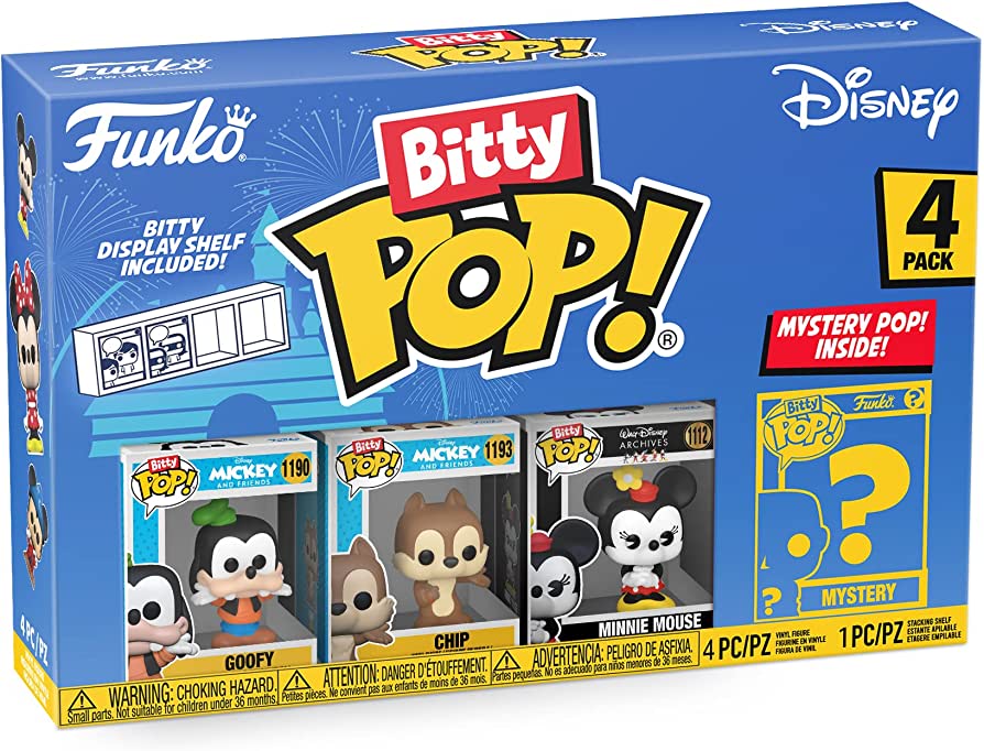 Bitty Pop Disney - Goffy - Chip - Minnie