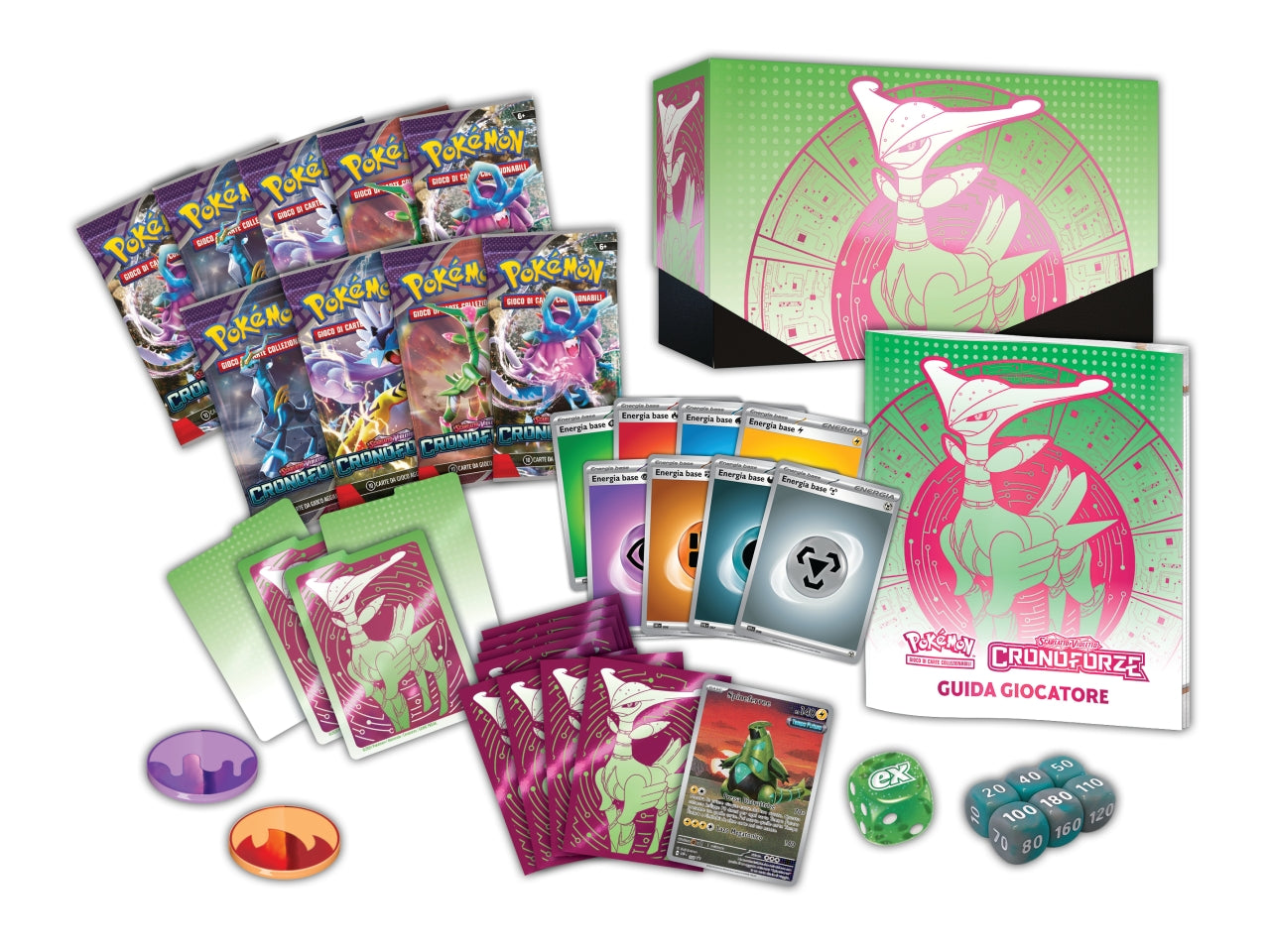 Set Allenatore Fuoriclasse Pokemon - Cronoforze Fogliaferrea ITA