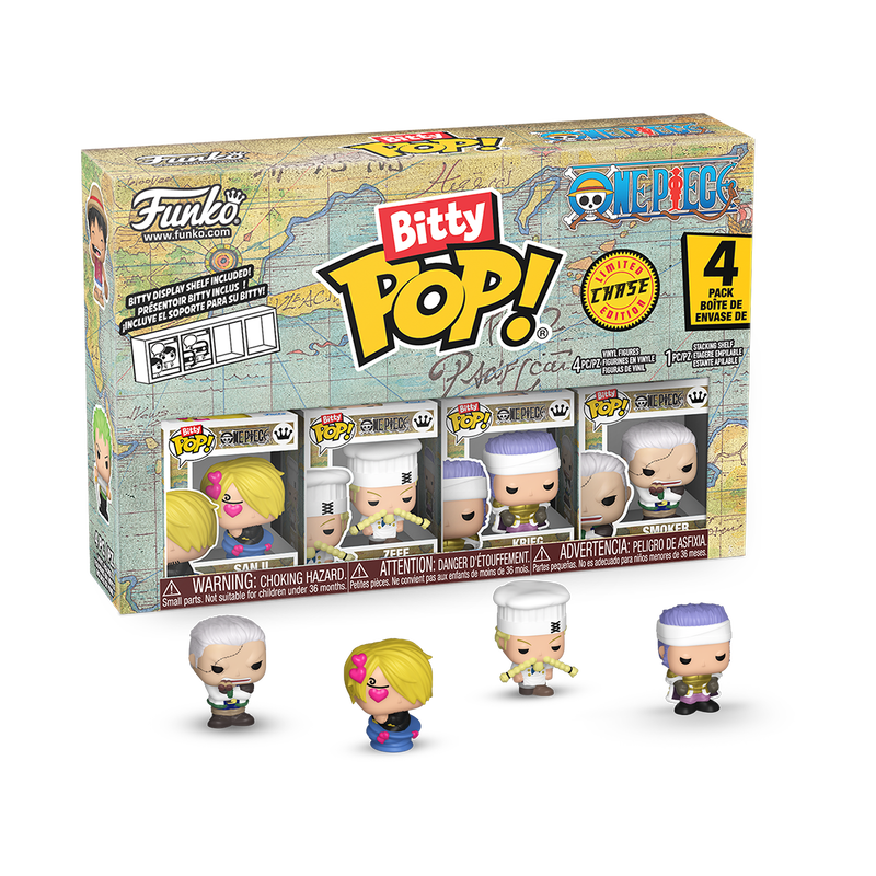 Bitty Pop One Piece: Sanji - Zeff - Krieg - Smoker