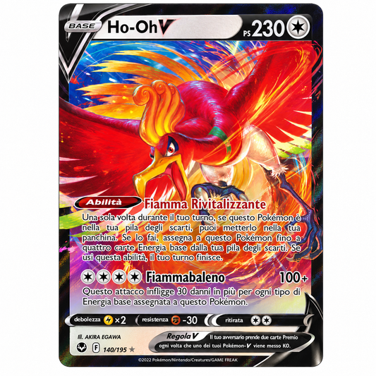 140-195 Ho-Oh V - Ultra Rara (IT)