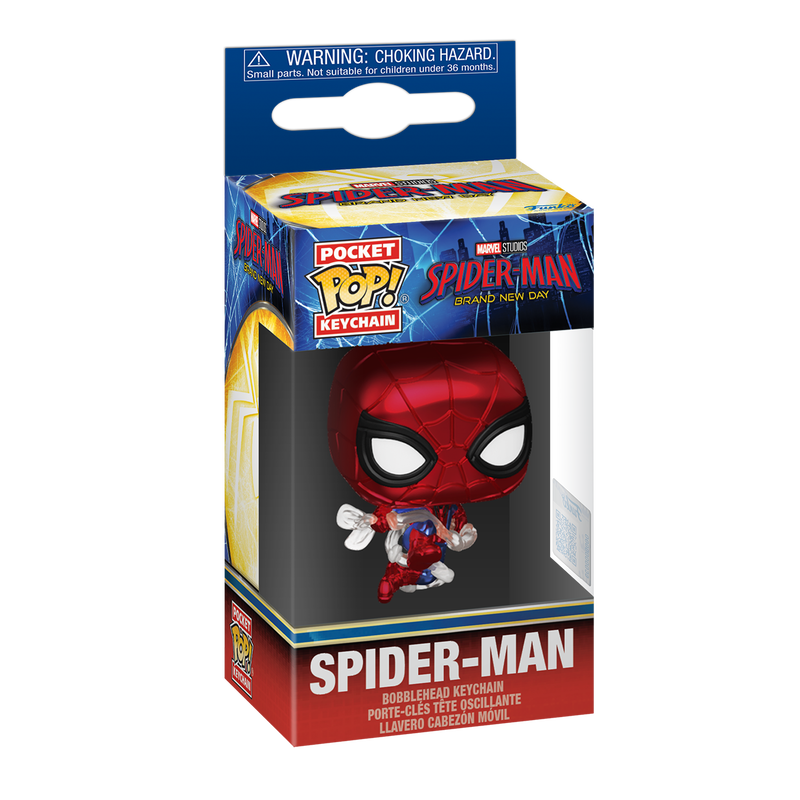 Funko Keychain - Spider-Man Metallic
