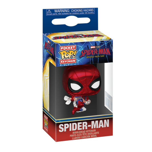 Funko Keychain - Spider-Man Metallic