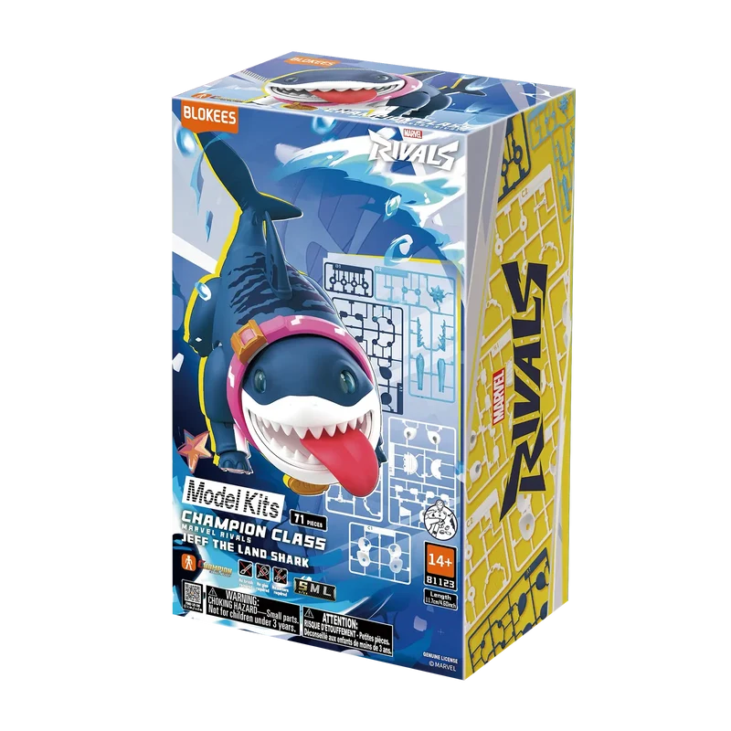Model Kit Blokees - Jeff The Land Shark Rivals 12Cm