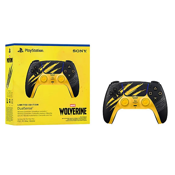 Controller DualSense Ps5 Wolverine Battle Yellow Limited Edition