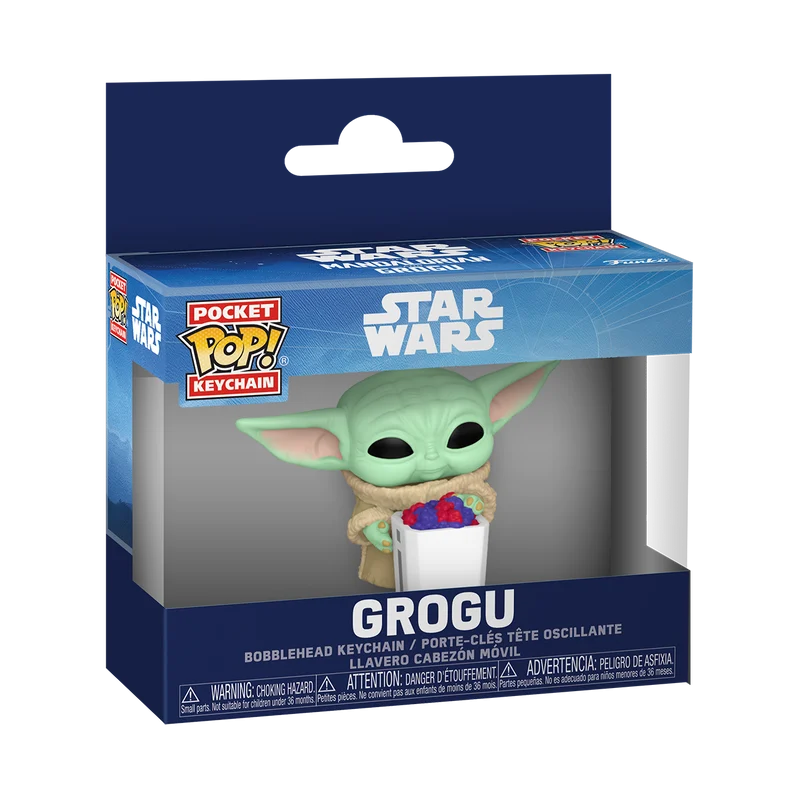 Funko Keychain - Grogu Snack