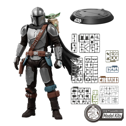 Model Kit Blokees - The Mandalorian Din Djarin and Grogu 12cm