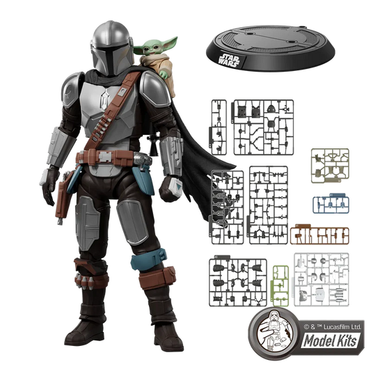 Model Kit Blokees - The Mandalorian Din Djarin and Grogu 12cm