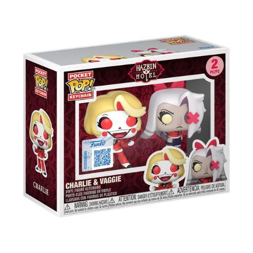 Funko Keychain - Charlie and Vaggie