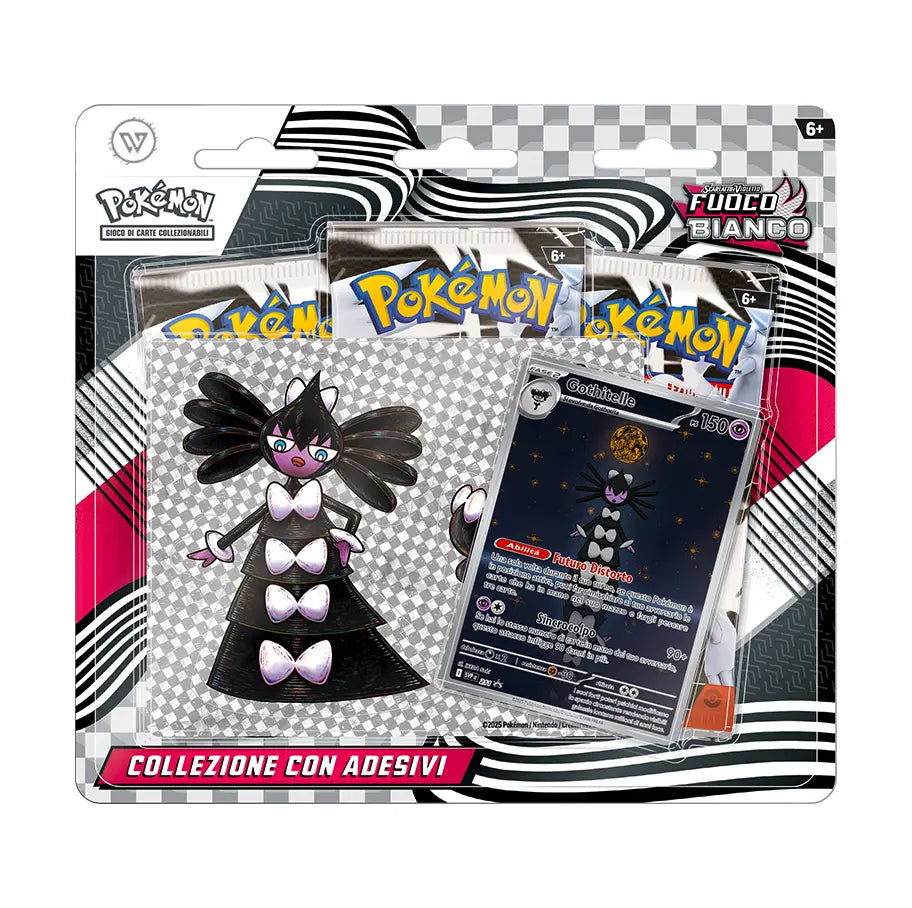 Pokemon Card - Fuoco Bianco Collezione con adesivo ITA