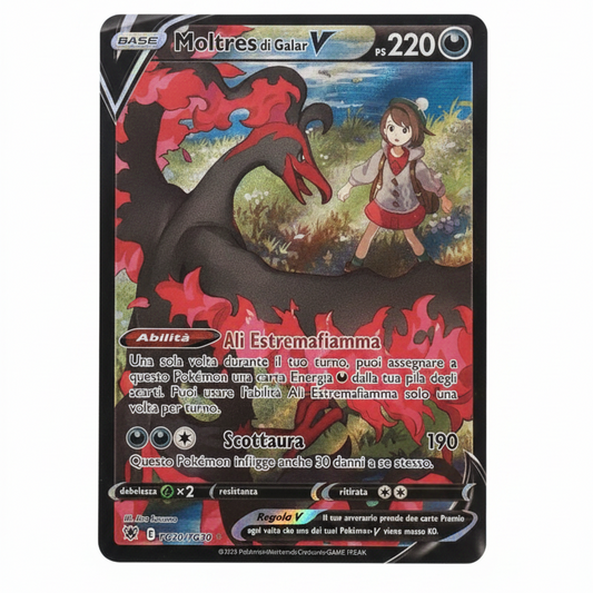 TG20-TG30 Moltres di Galar V - Illustrazione Rara (ITA)