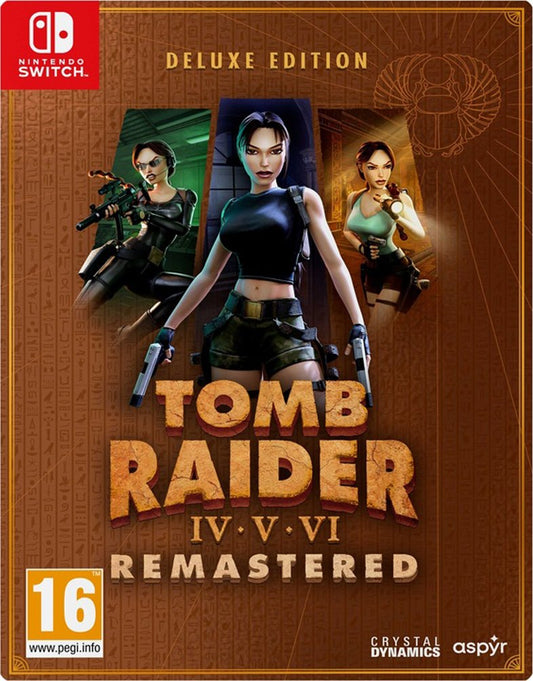 Tomb Raider Remastered IV - V - VI - Switch Deluxe Edition