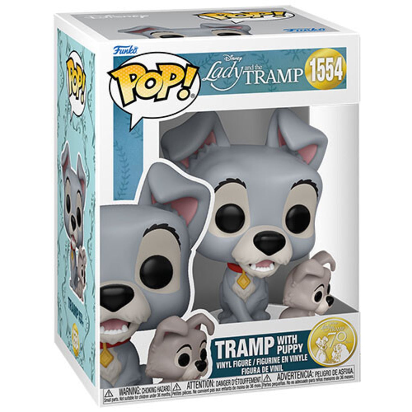 Lady and the Tramp - Tramp with Puppy (1554)