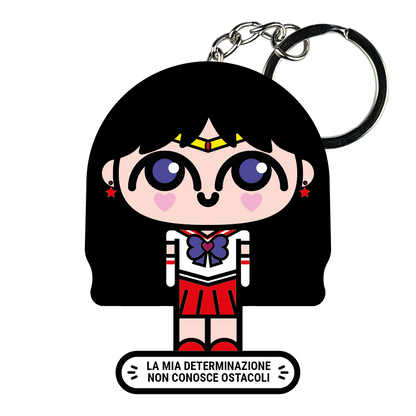 portachiavi smart, micro me, biglietto da visita digitale, sailor moon, sailor mars