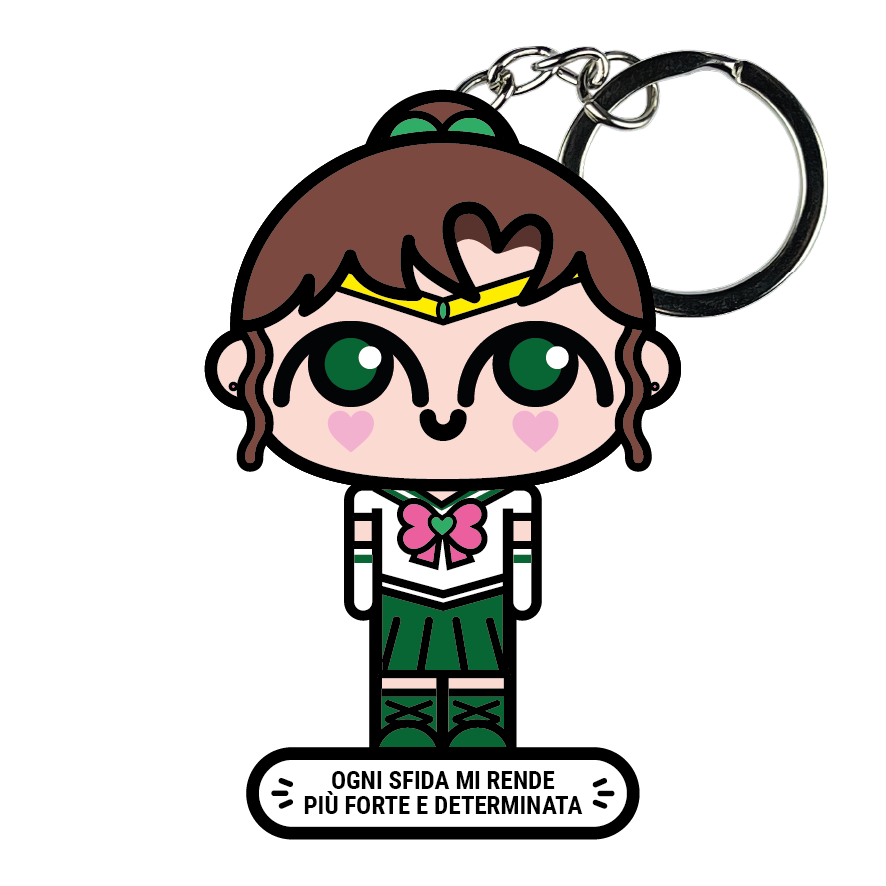 portachiavi smart, micro me, biglietto da visita digitale, sailor moon, sailor jupiter