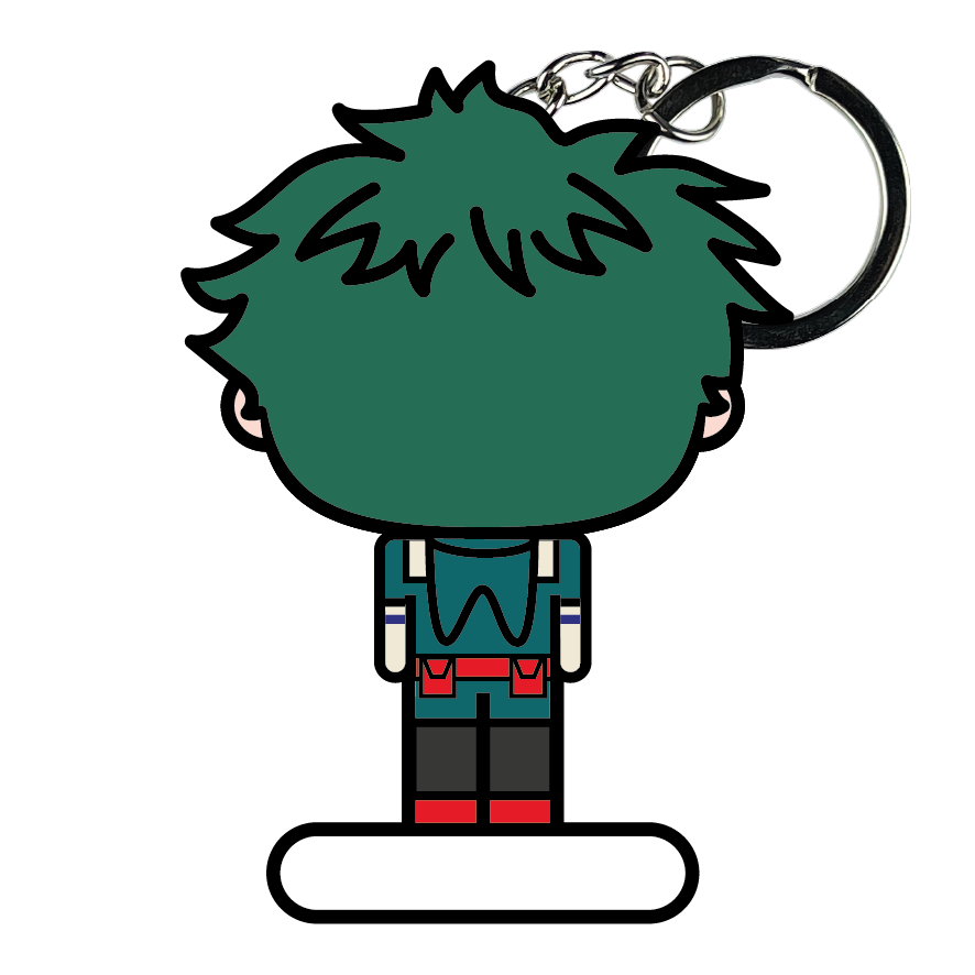 portachiavi smart, micro me, biglietto da visita digitale, my hero academia, midoriya