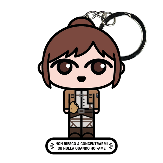 portachiavi smart, micro me, biglietto da visita digitale, attack on titan, sasha blouse