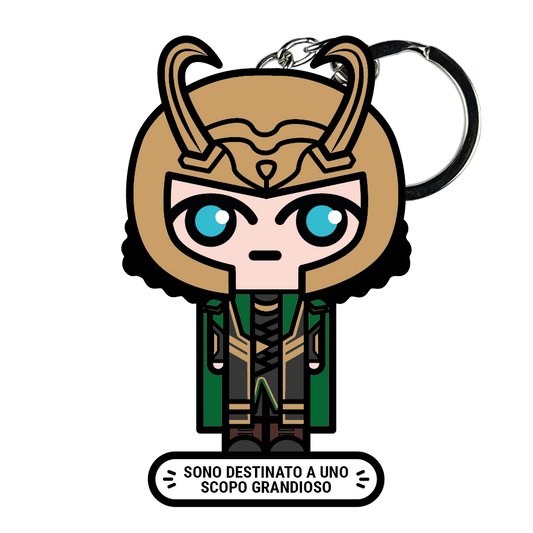 portachiavi smart, micro me, biglietto da visita digitale, loki, avengers, marvel