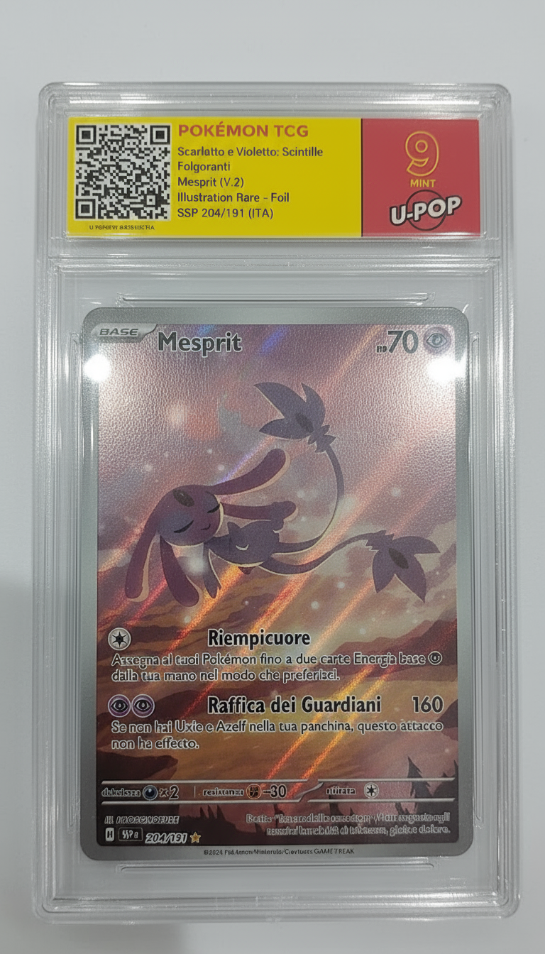 204-191  Mesprit - Illustrazione Rara Gradata 9 (IT)