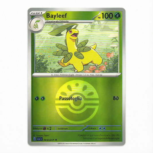 009-217 Bayleef - Non Comune Reverse Poke Ball (IT)