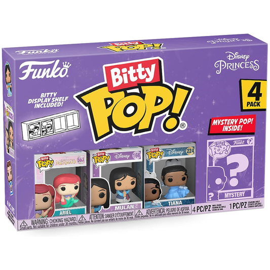 Bitty Pop Disney Princess- Ariel - Mulan -Tiana