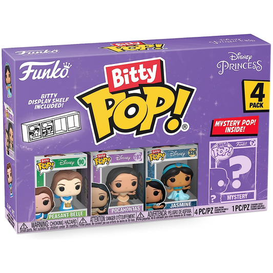 Bitty Pop Disney Princess- Peasant Belle - Pocahontas - Jasmine