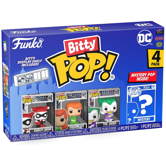 Bitty Pop Dc - Harley Quinn - Poison Ivy - Joker