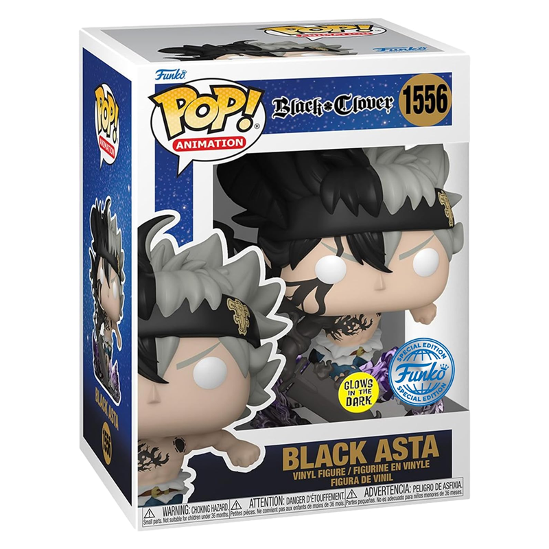 Black Clover - Black Asta (1556) Glow Special