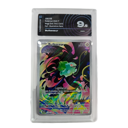 133-132 Bulbasaur - Illustrazione Rara Segreta Gradata 9.5 (IT)