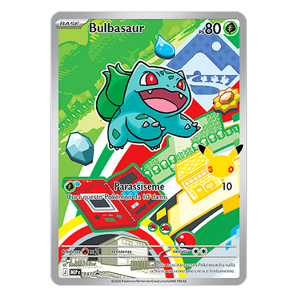 037 Bulbasaur - Promo Rara (IT)