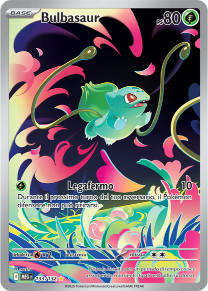 133-132 Bulbasaur - Illustrazione Rara Segreta Gradata 9.5 (IT)