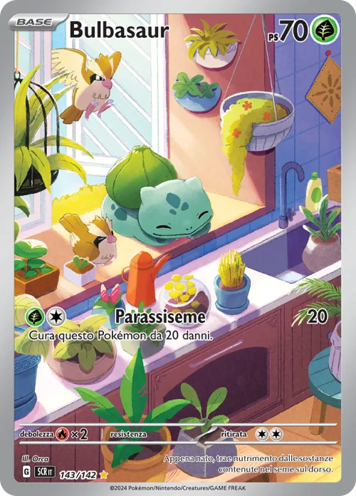 143-142 Bulbasaur - Rara Segreta (ITA)