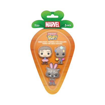 Carrot Pocket Pop Marvel - Star-Lord , Groot , Rocket