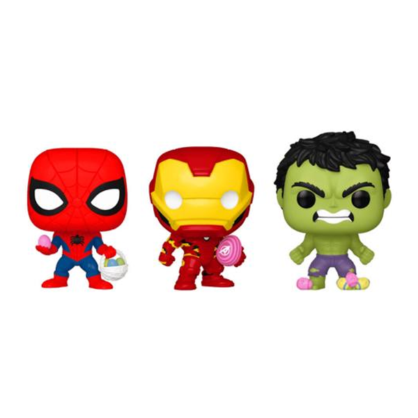 Carrot Pocket Pop Marvel - Hulk  Spider-Man  Iron-Man