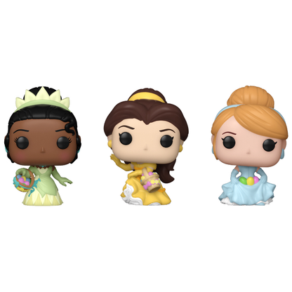 Carrot Pocket Pop Disney - Tiana, Belle, Cindarella