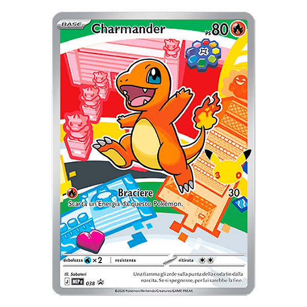 038 Charmander - Promo Rara (IT)
