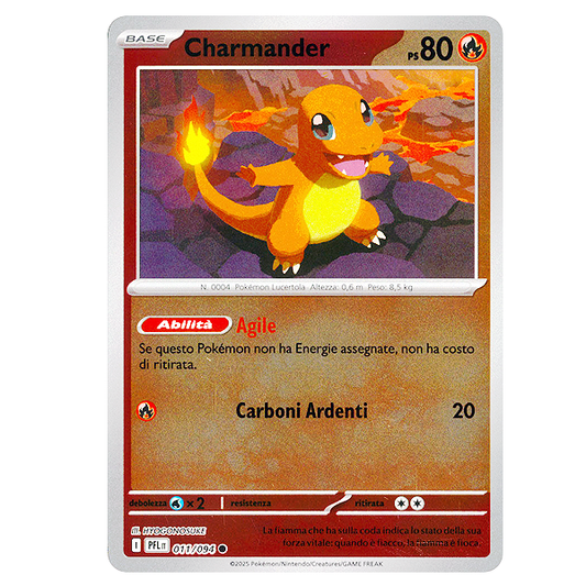 011-094 Charmander - Comune Reverse (IT)