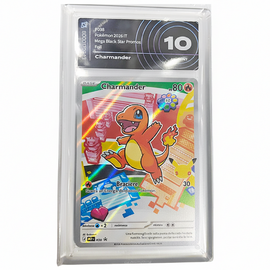 MEP038 Charmander - Illustrazione Rara Promo Gradata 10 (IT)
