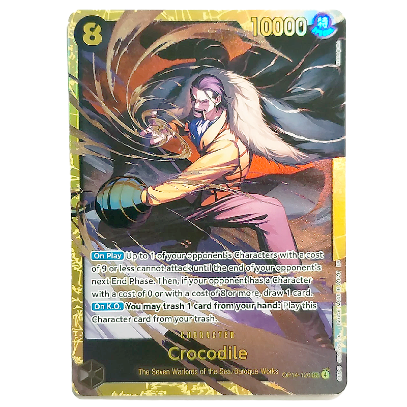 OP14-120 Crocodile - Super Rara (ENG)
