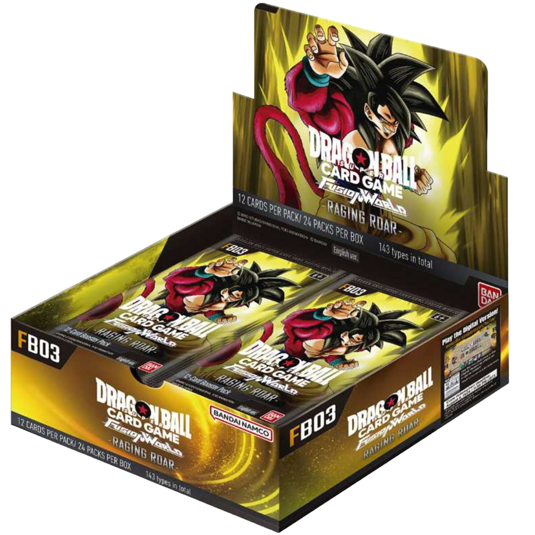Box Dragon Ball Super Fusion World Card Game - FB03 - Raging Roar 24 Buste ENG