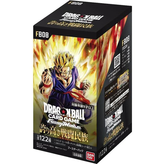 Box Dragon Ball Super Fusion World Card Game - FB08 - Saiyan's Pride 24 Buste JAP