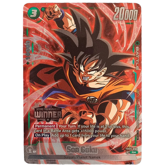 FB05-053 Son Goku - R Winner Card (ENG)