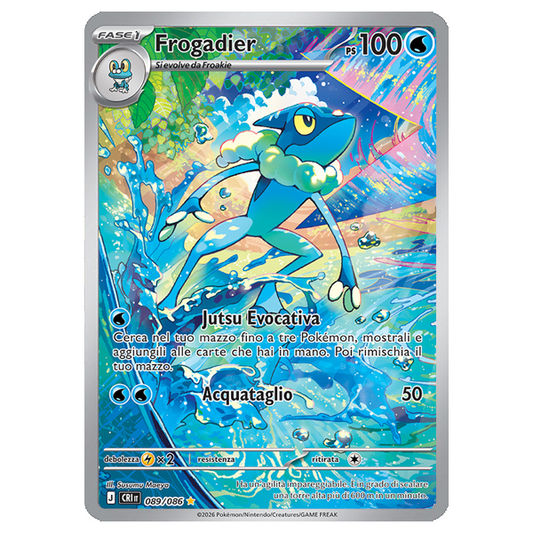 089-086 Frogadier - Illustrazione Rara (IT)