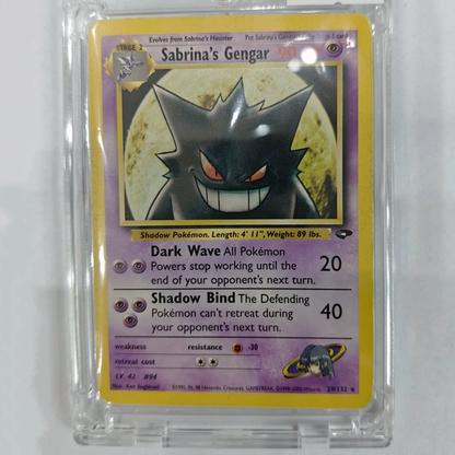 29-132 Sabrina's Gengar - Rara (ENG) 6 + Case