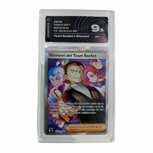 238-182 Giovanni del Team Rocket - Illustrazione Rara Segreta Gradata 9.5 (IT)